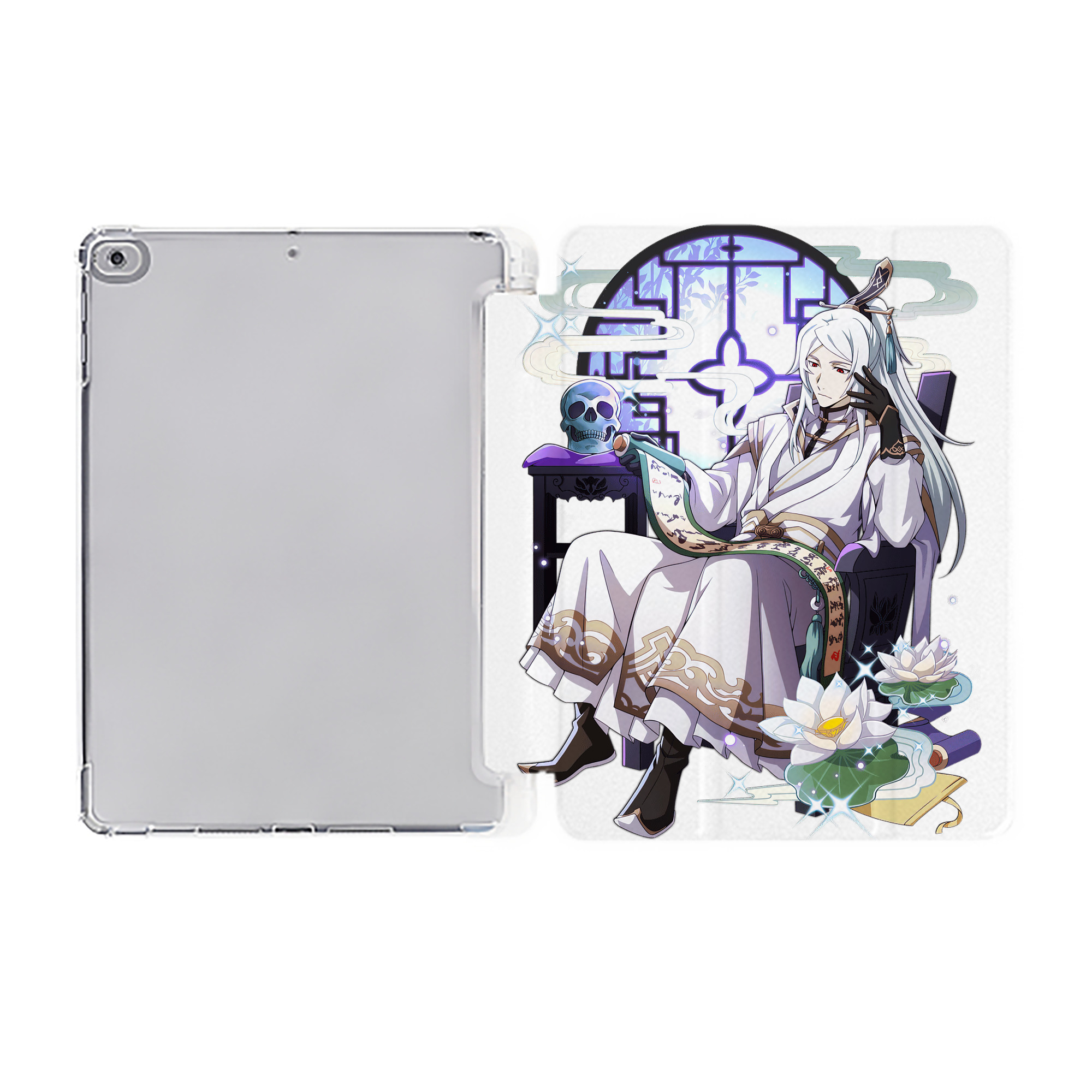 （画像用） 文豪ストレイドッグス Bungo Stray Dogs IPad ケース ペン収納付き 三つ折りスタンド PUレザー×シリコン 対応機種9.5/10.5/10.9インチ